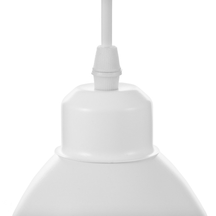 Светильник BayerLux Подвес "Овал" 1x40Вт E27 белый 14х14х18-98 см