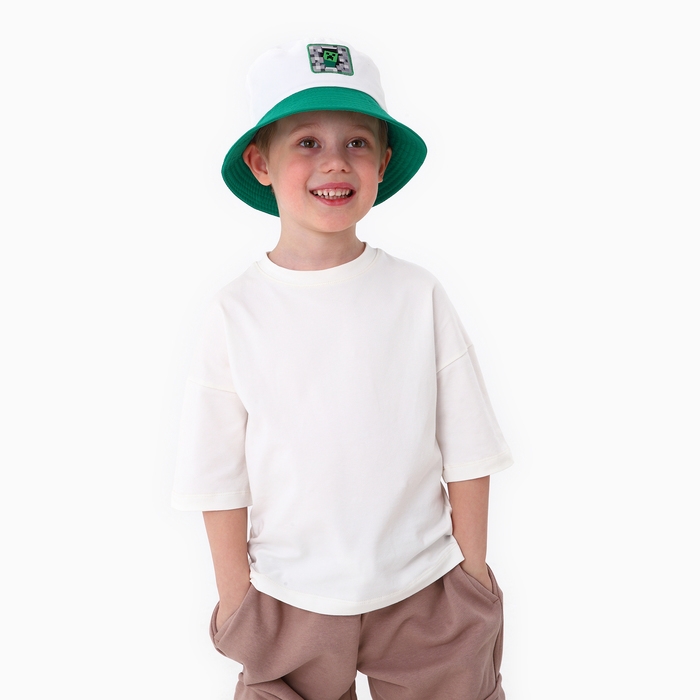 Панама детская для мальчика «Игра», цвет белый, р-р 54 Панама детская для мальчика «Игра», цвет белый, р-р 54