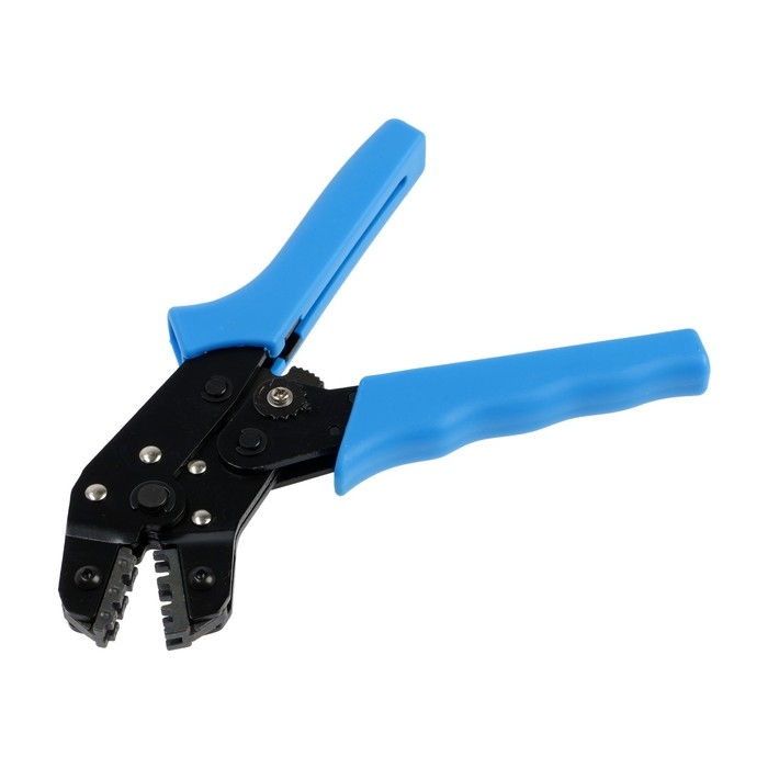 Пресс-клещи ТУНДРА, для обжима плоских изолированных наконечников, 0.25 - 2.5 мм2 Пресс-клещи ТУНДРА, для обжима плоских изолированных наконечников, 0.25 - 2.5 мм2