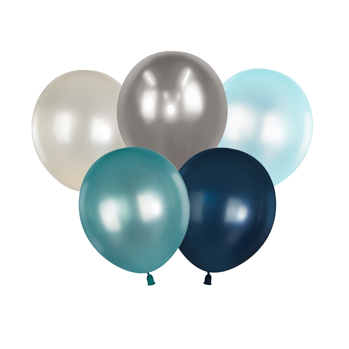 Шар латексный 12 Шар латексный 12" «Холодный голубой», набор 25 шт., цвета МИКС