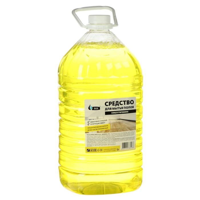 Универсальное моющее средство для мытья полов Rain, концентрированное, 5 л Универсальное моющее средство для мытья полов Rain, концентрированное, 5 л