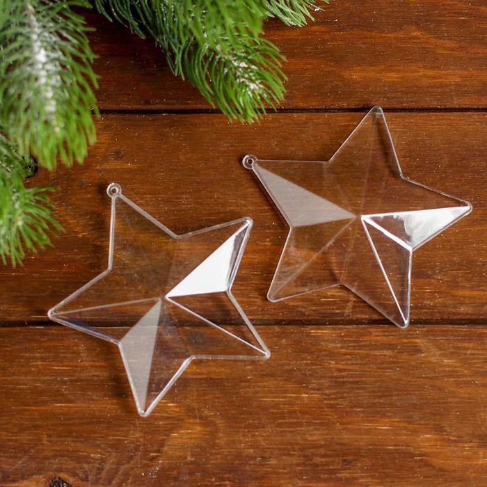 Заготовка - подвеска, раздельные части «Звёздочка», размер собранной: 10 см Заготовка - подвеска, раздельные части «Звёздочка», размер собранной: 10 см