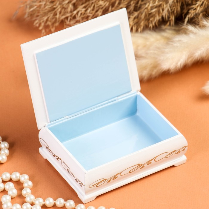 Шкатулка «Тюльпаны», белая, 8×10,5 см, лаковая миниатюра Шкатулка «Тюльпаны», белая, 8×10,5 см, лаковая миниатюра