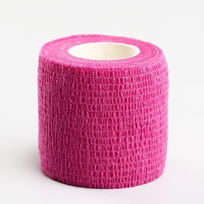 Бинт самофиксирующийся, 5 см, макс. растяжимость 4,5 м, розовый Бинт самофиксирующийся, 5 см, макс. растяжимость 4,5 м, розовый