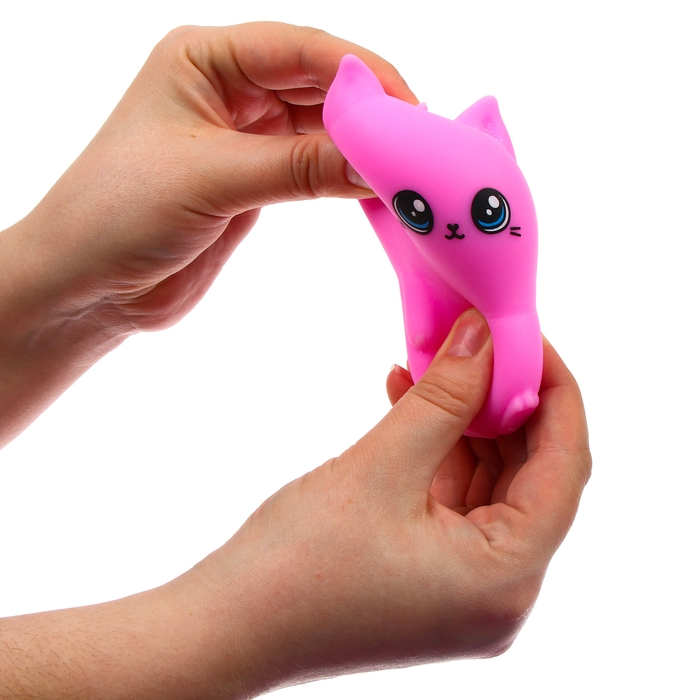 Антистресс сквиш мялка «Котик»,с пастой, в пакете Антистресс сквиш мялка «Котик»,с пастой, в пакете