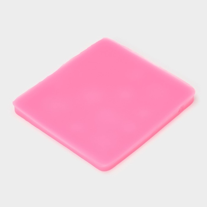 Молд новогодний «Снежинки», силикон, 8,6×8,6 см, цвет розовый Молд новогодний «Снежинки», силикон, 8,6×8,6 см, цвет розовый