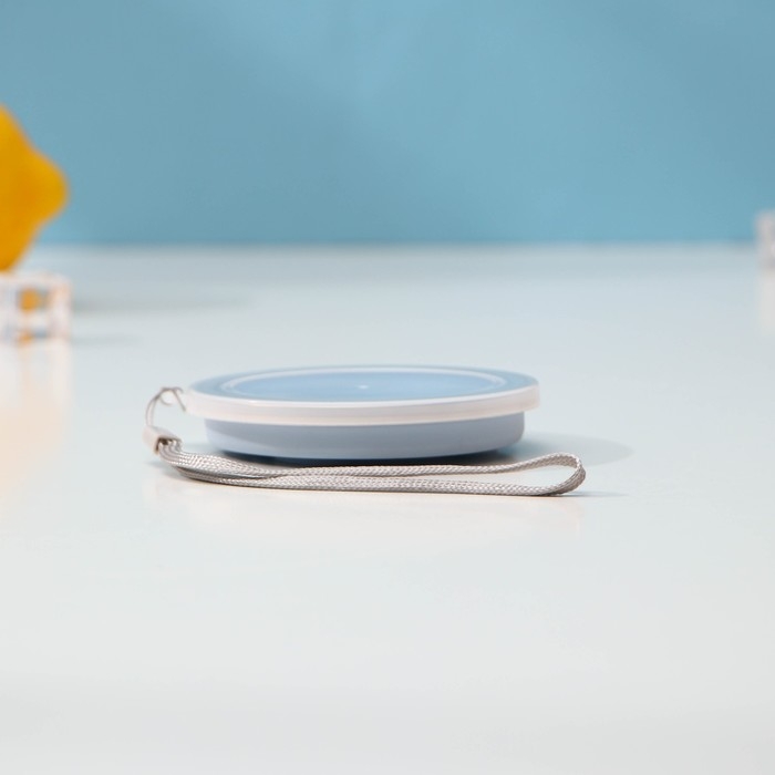 Стакан силиконовый складной с крышкой Доляна «Айли», 180 мл, 9×8,5×9 см, цвет МИКС Стакан силиконовый складной с крышкой Доляна «Айли», 180 мл, 9×8,5×9 см, цвет МИКС