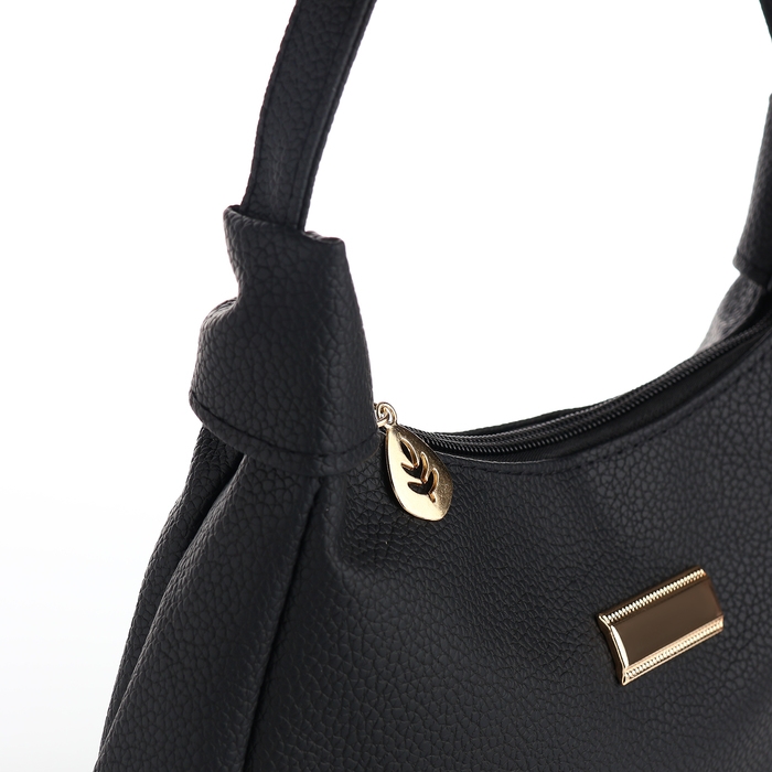 Сумка женская на молнии, цвет чёрный Сумка женская на молнии, цвет чёрный