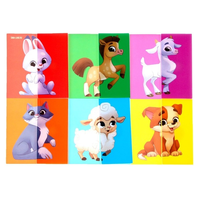 Развивающая игра на липучках «Найди половинку.Ферма» Развивающая игра на липучках «Найди половинку.Ферма»