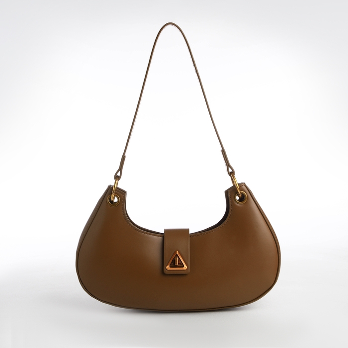 Сумка женская багет на молнии TEXTURA, средний размер, цвет коричневый Сумка женская багет на молнии TEXTURA, средний размер, цвет коричневый