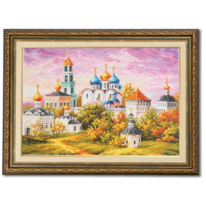 Набор для вышивания крестом «Троице-Сергиева Лавра» 40 × 30 см Набор для вышивания крестом «Троице-Сергиева Лавра» 40 × 30 см