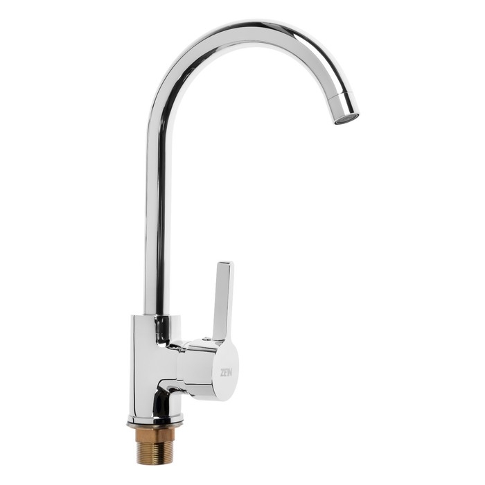 Смеситель для кухни ZEIN Z7213, однорычажный, картридж керамика 40 мм, латунь, хром Смеситель для кухни ZEIN Z7213, однорычажный, картридж керамика 40 мм, латунь, хром