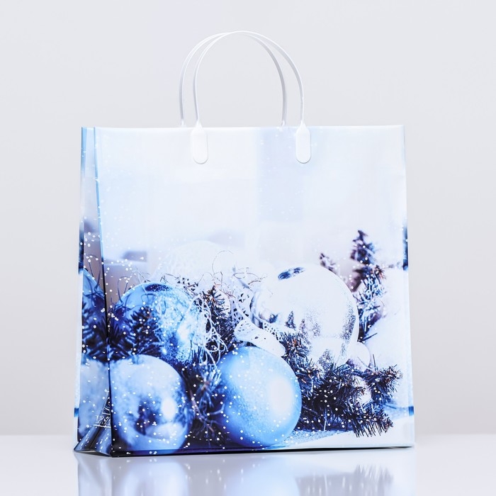 Новый год. Пакет  Новый год. Пакет "Мороз", мягкий пластик, 29х30 100 мкм.