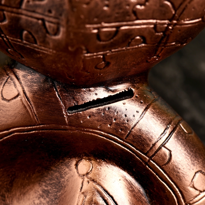 Копилка  Копилка "Змея Принцесса Кобра" бронза, 13х22см