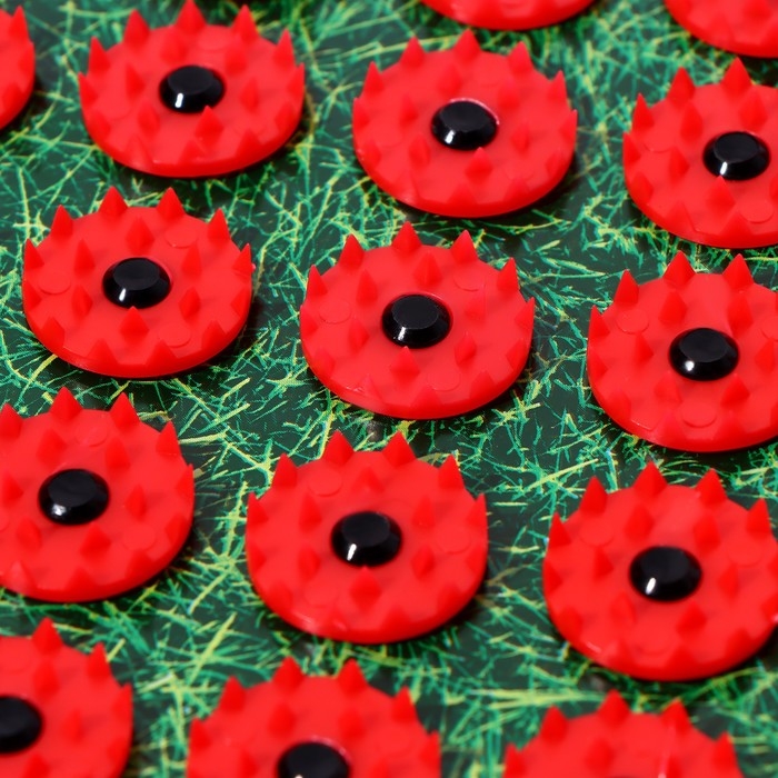 Аппликатор Аппликатор "Кузнецова - Любимой маме", 70 колючек, плёнка, 23 х 32 см, жёлтый