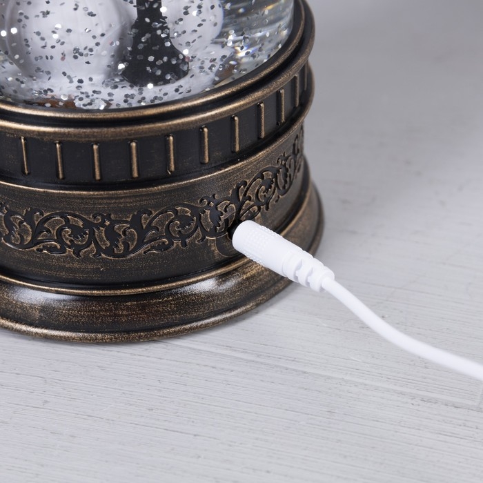 Светодиодная фигура «Фонарь со снеговиками» 14 × 27 × 14 см, пластик, батарейки ААх3 (не в комплекте), USB, свечение тёплое белое Светодиодная фигура «Фонарь со снеговиками» 14 × 27 × 14 см, пластик, батарейки ААх3 (не в комплекте), USB, свечение тёплое белое