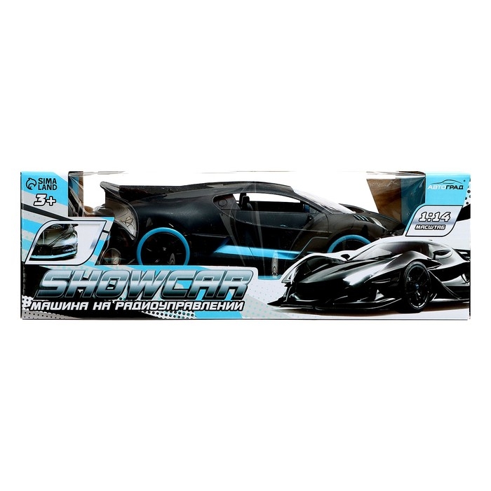 Машина радиоуправляемая «Шоукар», 1:14, работает от батареек, цвет чёрный Машина радиоуправляемая «Шоукар», 1:14, работает от батареек, цвет чёрный