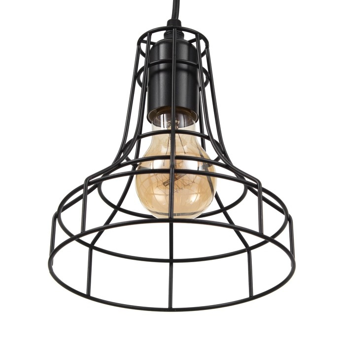 Подвес BayerLux  Подвес BayerLux "Кубок" 1х60Вт Е27 черный 18х18х21см
