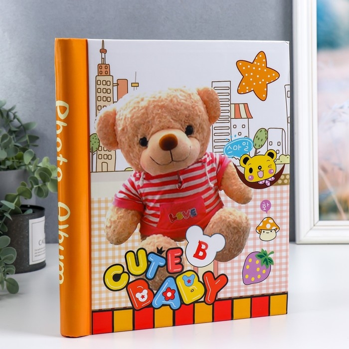 Фотоальбом 20 магнитных листов  Фотоальбом 20 магнитных листов "Детские игрушки" МИКС 29х24х2 см