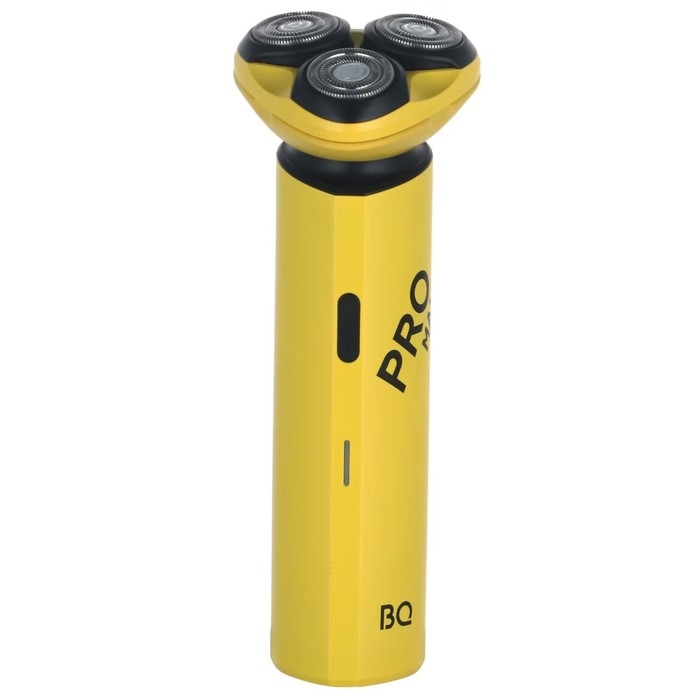 Электробритва BQ SV2005, 5 Вт, роторная, 3 головки, сухое/влажное бритьё, от АКБ, жёлтая Электробритва BQ SV2005, 5 Вт, роторная, 3 головки, сухое/влажное бритьё, от АКБ, жёлтая