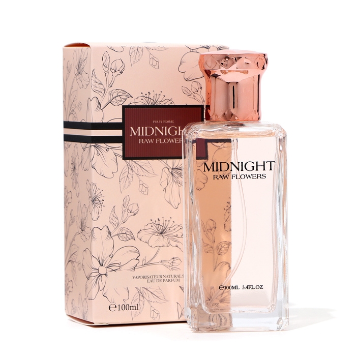 Туалетная вода женская Midnight Raw Flowers, 100 мл Туалетная вода женская Midnight Raw Flowers, 100 мл