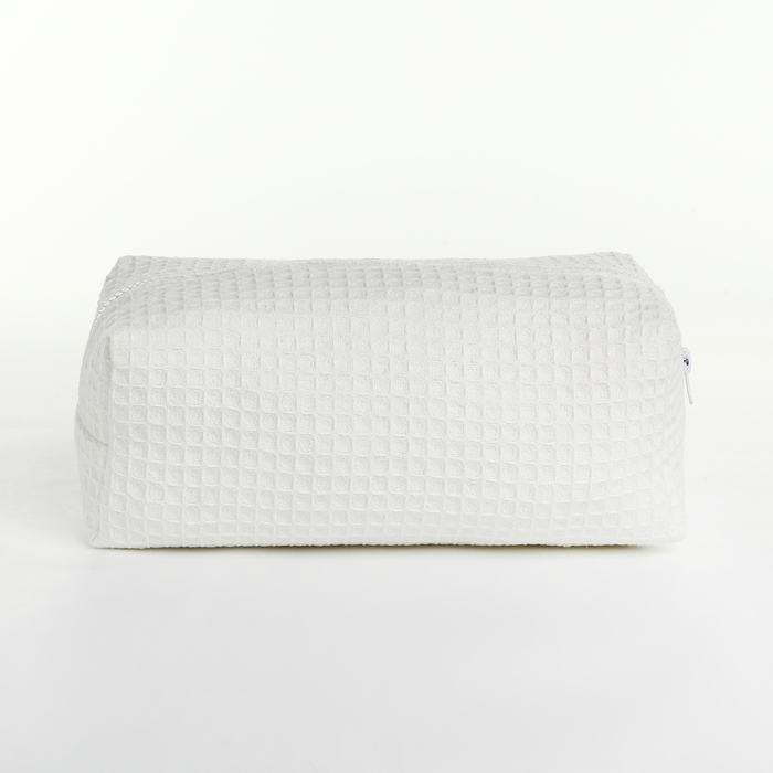 Косметичка на молнии TEXTURA, цвет белый Косметичка на молнии TEXTURA, цвет белый