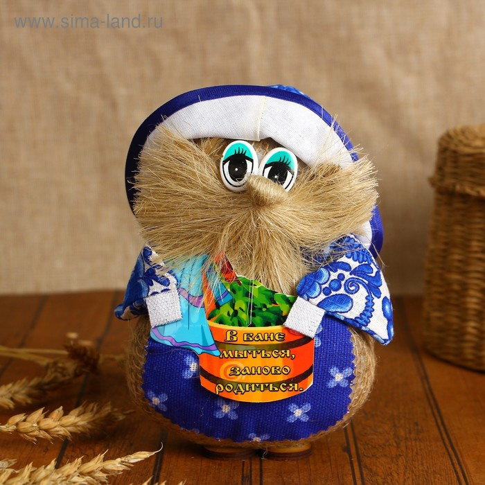 Оберег «Домовой Нафаня Банщик», 15 см, микс Оберег «Домовой Нафаня Банщик», 15 см, микс