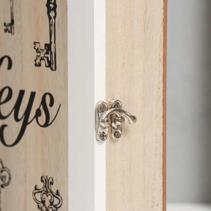 Ключница дерево 6 крючков Ключница дерево 6 крючков "Ключи" 26х20,3х5,5 см