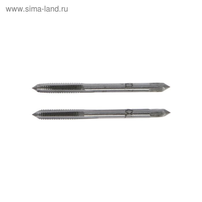 Метчики метрические ручные ТУНДРА, М4 х 0.7 мм, комплект из 2 шт. Метчики метрические ручные ТУНДРА, М4 х 0.7 мм, комплект из 2 шт.