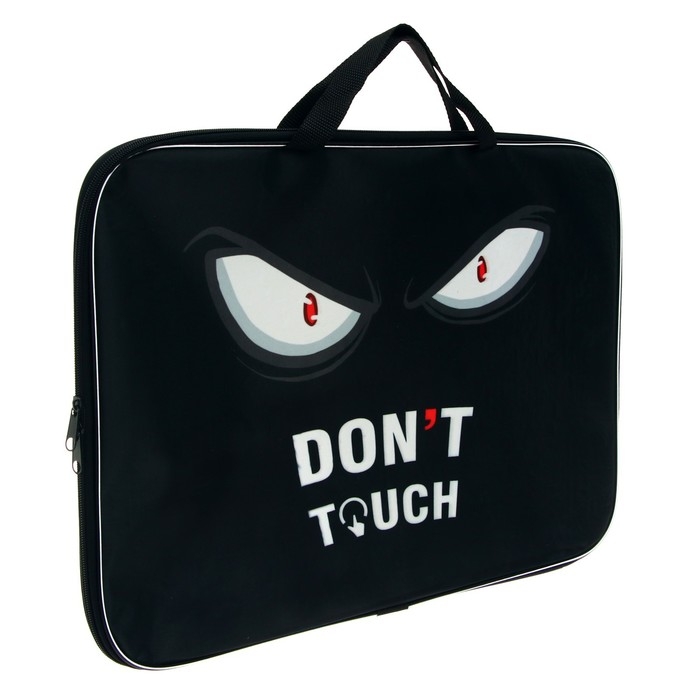 Папка для чертежей и рисунков А3, 470 х 350 х 20 мм, с ручками, текстильная, Calligrata Don’t touch Папка для чертежей и рисунков А3, 470 х 350 х 20 мм, с ручками, текстильная, Calligrata Don’t touch