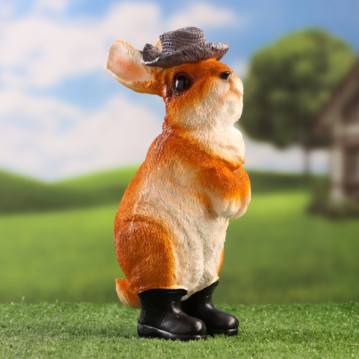 Садовая фигура Садовая фигура "Суслик в сапогах" 11х10х27см