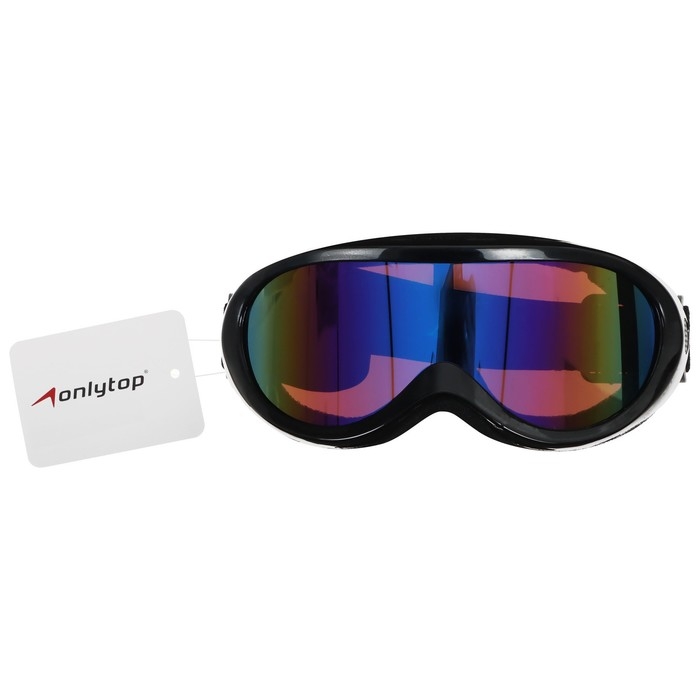 Маска горнолыжная ONLYTOP, цвет чёрный Маска горнолыжная ONLYTOP, цвет чёрный