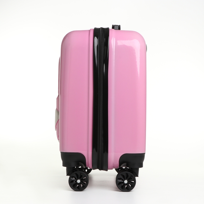 Чемодан детский 32 л (S) HappyAnt, отдел на молнии, цвет розовый