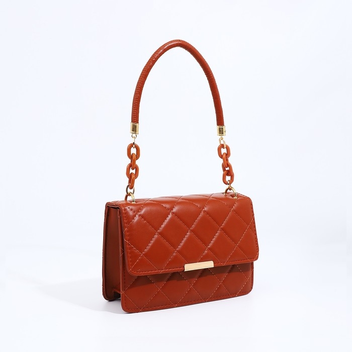 Сумка-мессенджер на магните, цвет рыжий Сумка-мессенджер на магните, цвет рыжий