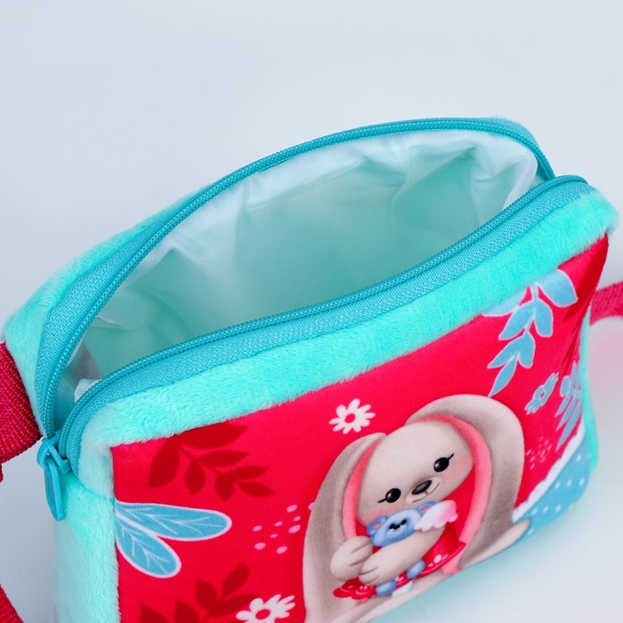 Сумка детская Сумка детская "Зайка", плюшевая