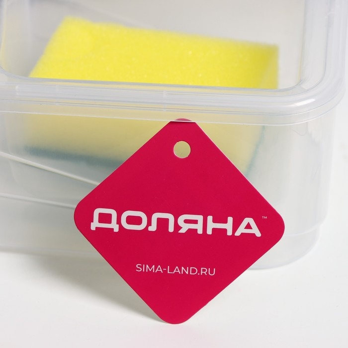 Дозатор для моющего средства с подставкой для губки Доляна, губка в комплекте, 600 мл, 17×13×14 см Дозатор для моющего средства с подставкой для губки Доляна, губка в комплекте, 600 мл, 17×13×14 см