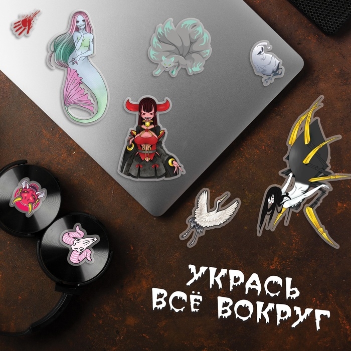 Стикеры «Скрытые во тьме», Аниме Стикеры «Скрытые во тьме», Аниме