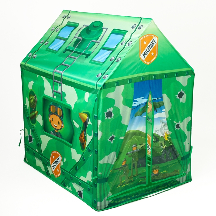 Палатка детская игровая «Военный штаб», домик, 103 × 69 × 93 см Палатка детская игровая «Военный штаб», домик, 103 × 69 × 93 см