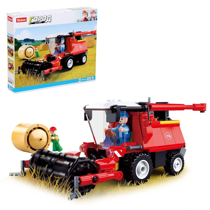 Конструктор Город «Комбайн», 229 деталей Конструктор Город «Комбайн», 229 деталей