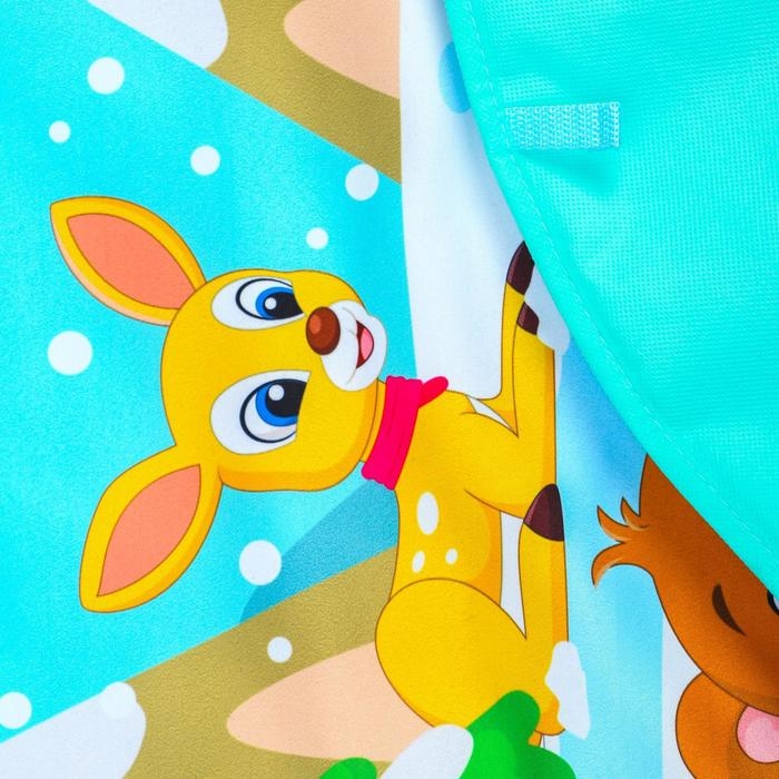 Развивающий коврик «Зимние игры», с пианино, круглый, голубой Развивающий коврик «Зимние игры», с пианино, круглый, голубой