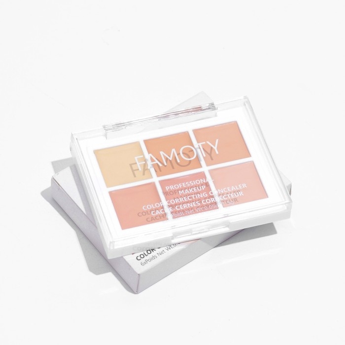 Палетка консилеров Revolution, 6 оттенков Палетка консилеров Revolution, 6 оттенков