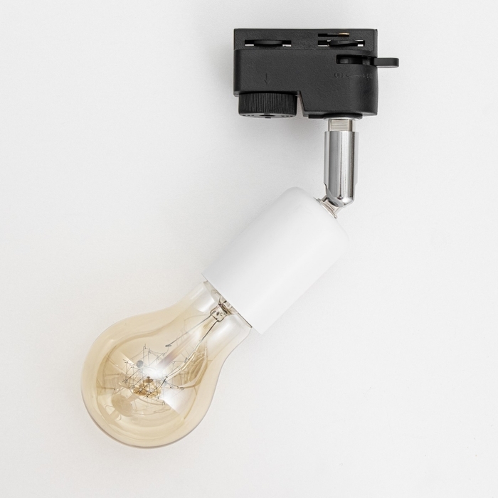 Светильник трековый Светильник трековый "Спот" Е27 40Вт белый 3,5х5,5х15см