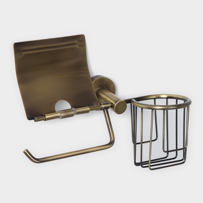 Держатель для туалетной бумаги Stölz bacic Bronze, подставка, 25,5×13,5×12 см, цвет бронзовый Держатель для туалетной бумаги Stölz bacic Bronze, подставка, 25,5×13,5×12 см, цвет бронзовый