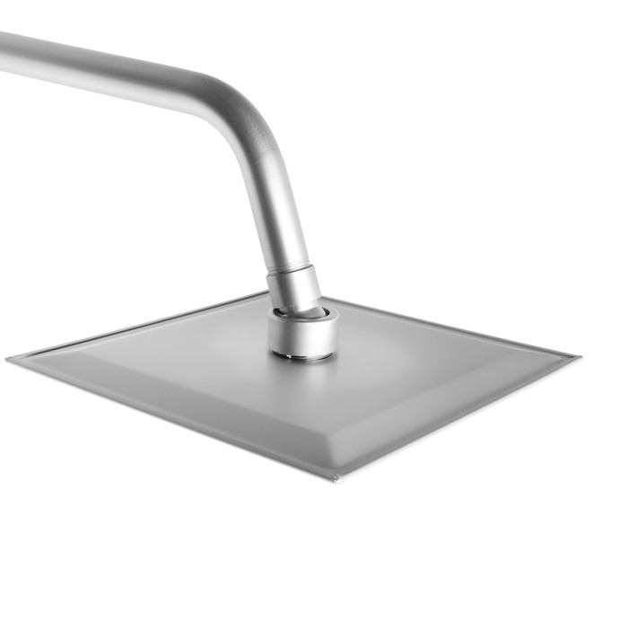 Душевая система ZEIN Z3868, смеситель, тропическая и ручная лейка, алюминий, матовая Душевая система ZEIN Z3868, смеситель, тропическая и ручная лейка, алюминий, матовая