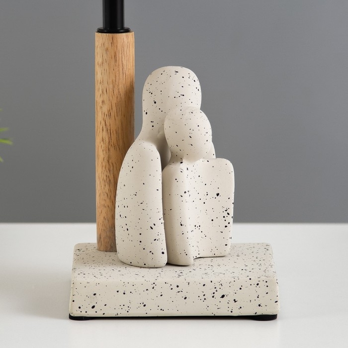 Настольная лампа Настольная лампа "Нежность" Е14 40Вт бежевый 20х20х31см RISALUX