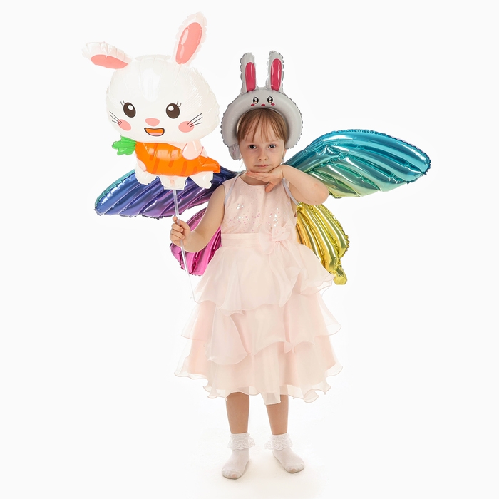 Набор фольгированных шаров &laquo;Карнавальный набор. Зайка&raquo;, 3 шт.