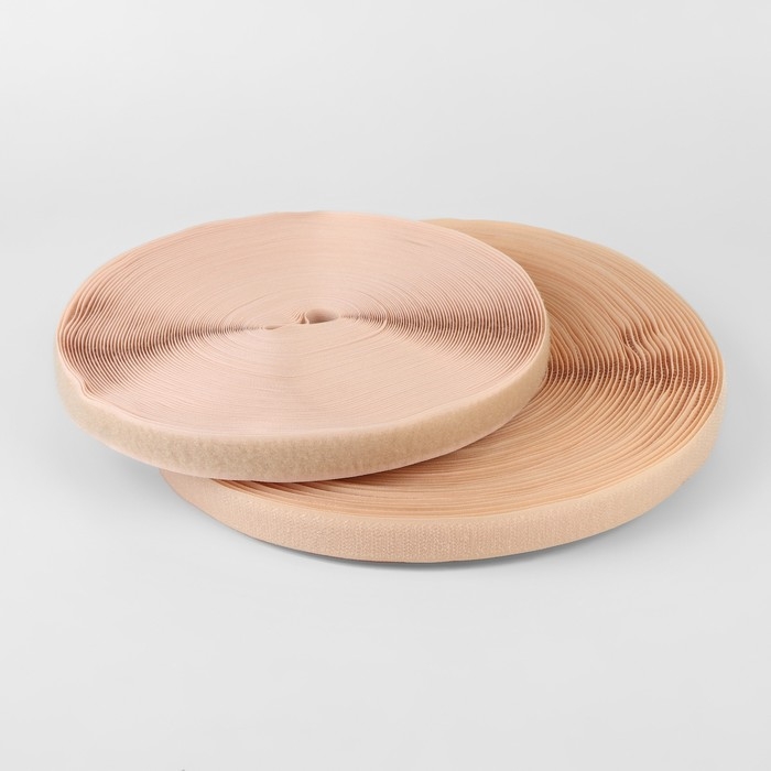 Липучка, 20 мм × 25 ± 1 м, цвет бежевый Липучка, 20 мм × 25 ± 1 м, цвет бежевый