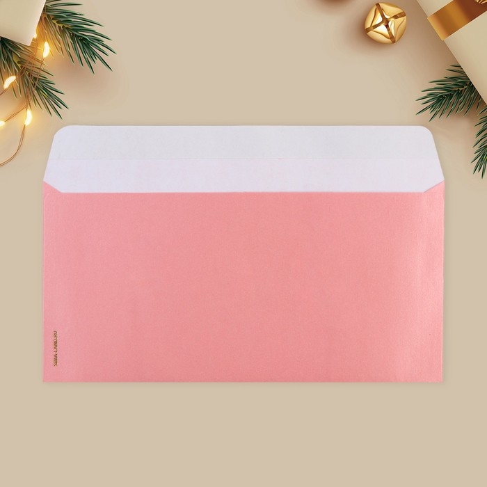 Конверт для денег, набор 10 штук, &laquo;С Новым годом&raquo;, тиснение, 22 х 11 см, Новый год