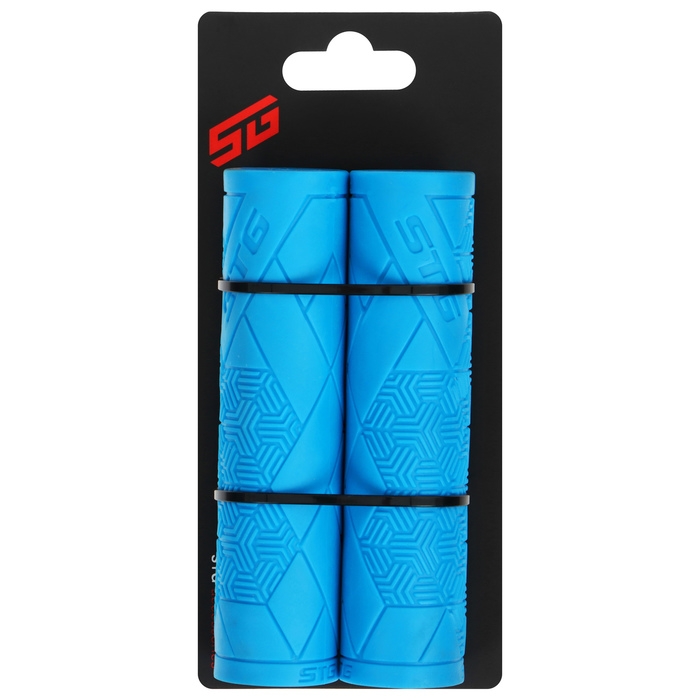 Грипсы STG Base, 126 мм, цвет синий Грипсы STG Base, 126 мм, цвет синий
