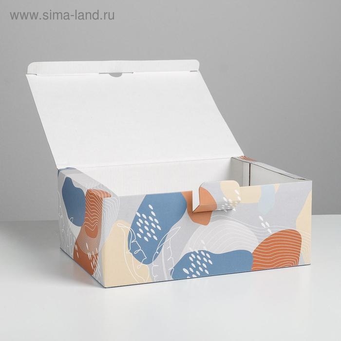 Коробка подарочная сборная, упаковка, «Силуэт», 26 х 19 х 10 см Коробка подарочная сборная, упаковка, «Силуэт», 26 х 19 х 10 см